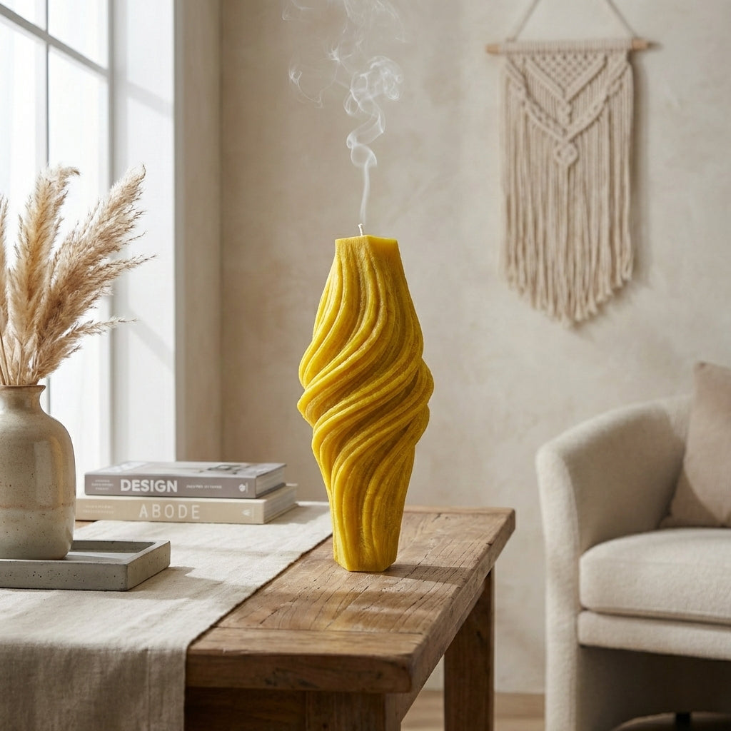 Vortex Candle, Yellow Cherry, Brandy Cherry (Large)