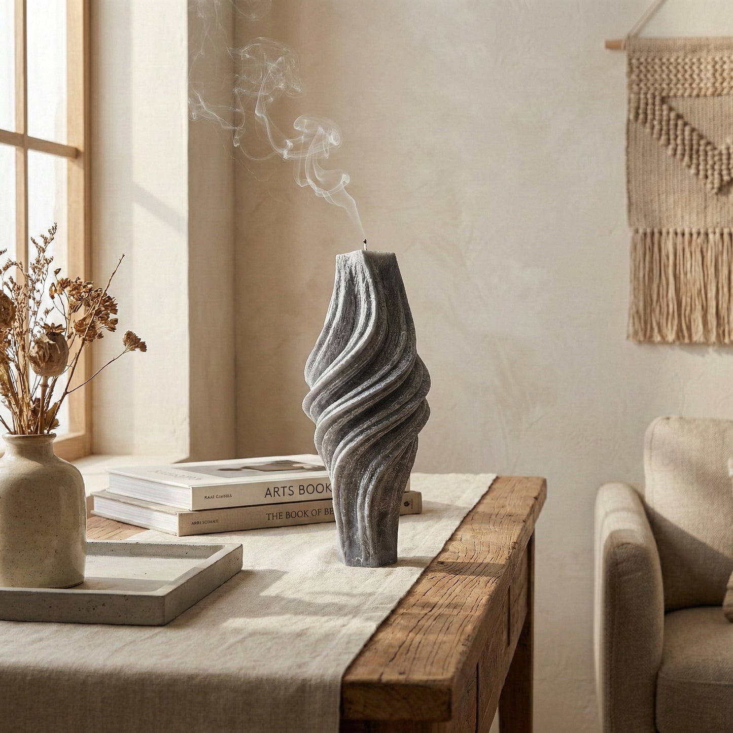 Vortex Candle, Wet Stone, Eucalyptus (Large)