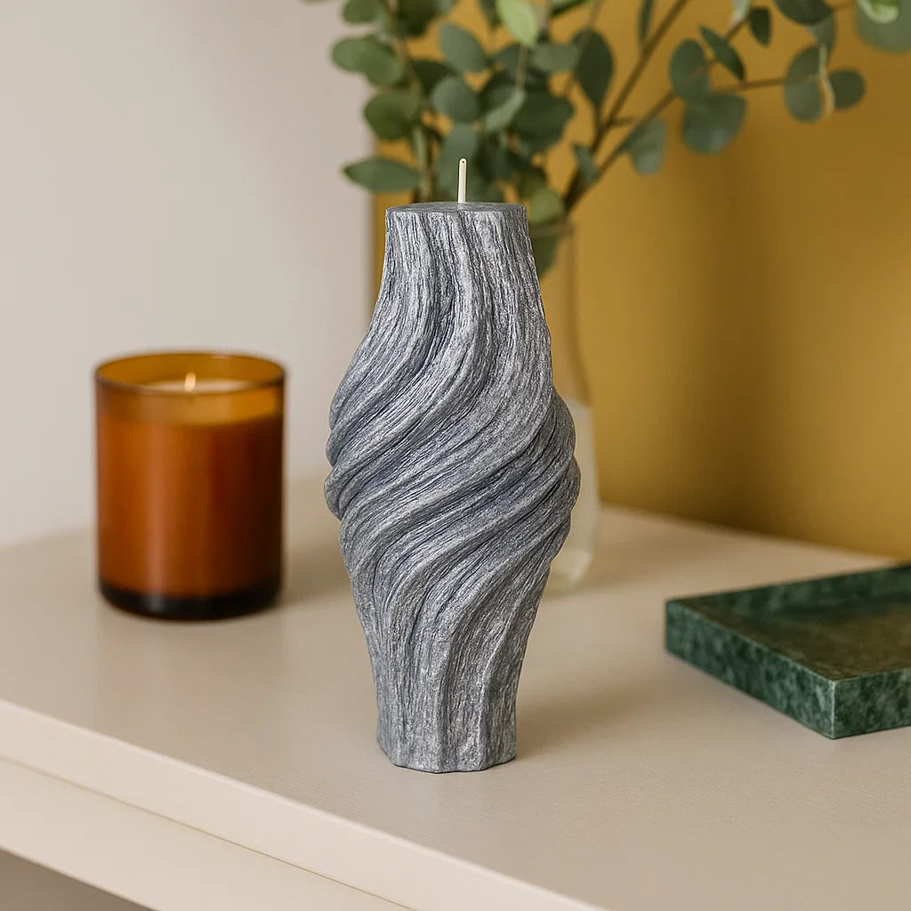 Vortex Candle, Wet Stone, Eucalyptus (Small)