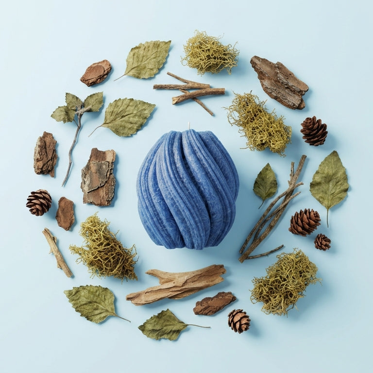 Fusion Sculptural Candle • Deep Ocean & Patchouli (Small)
