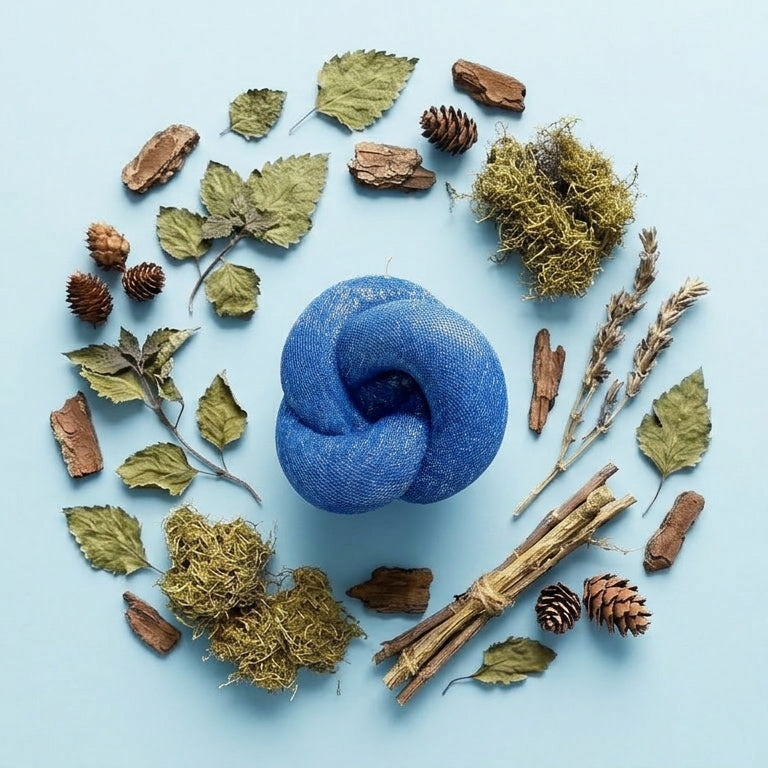 Knot Sculptural Candle • Deep Ocean & Patchouli