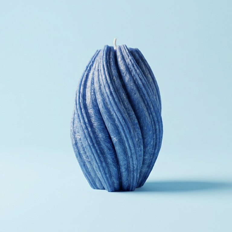 Fusion Sculptural Candle • Deep Ocean & Patchouli (Large)