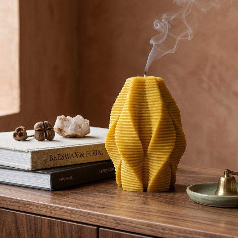 Blossom Sculptural Candle • Yellow Cherry & Brandy
