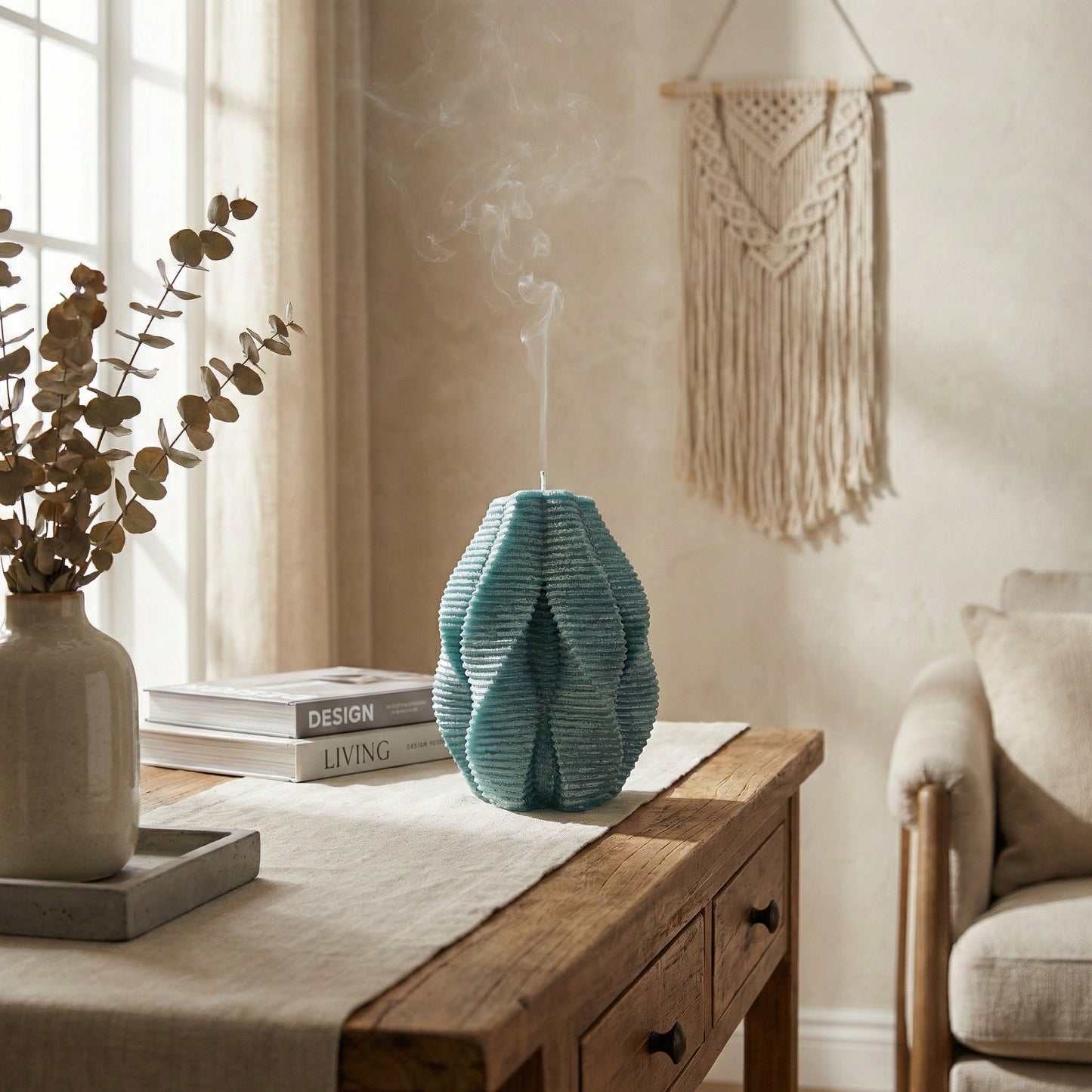 Blossom Candle, Emerald Forest, Leaves