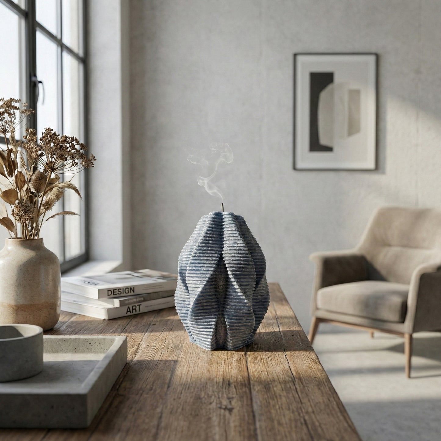 Blossom Candle, Wet Stone, Eucalyptus