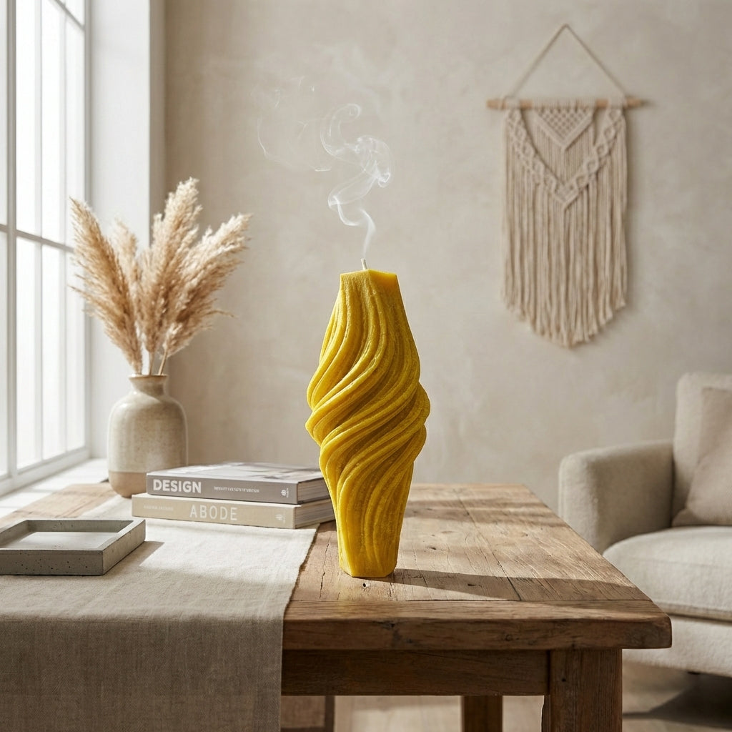 Vortex Candle, Yellow Cherry, Brandy Cherry (Small)