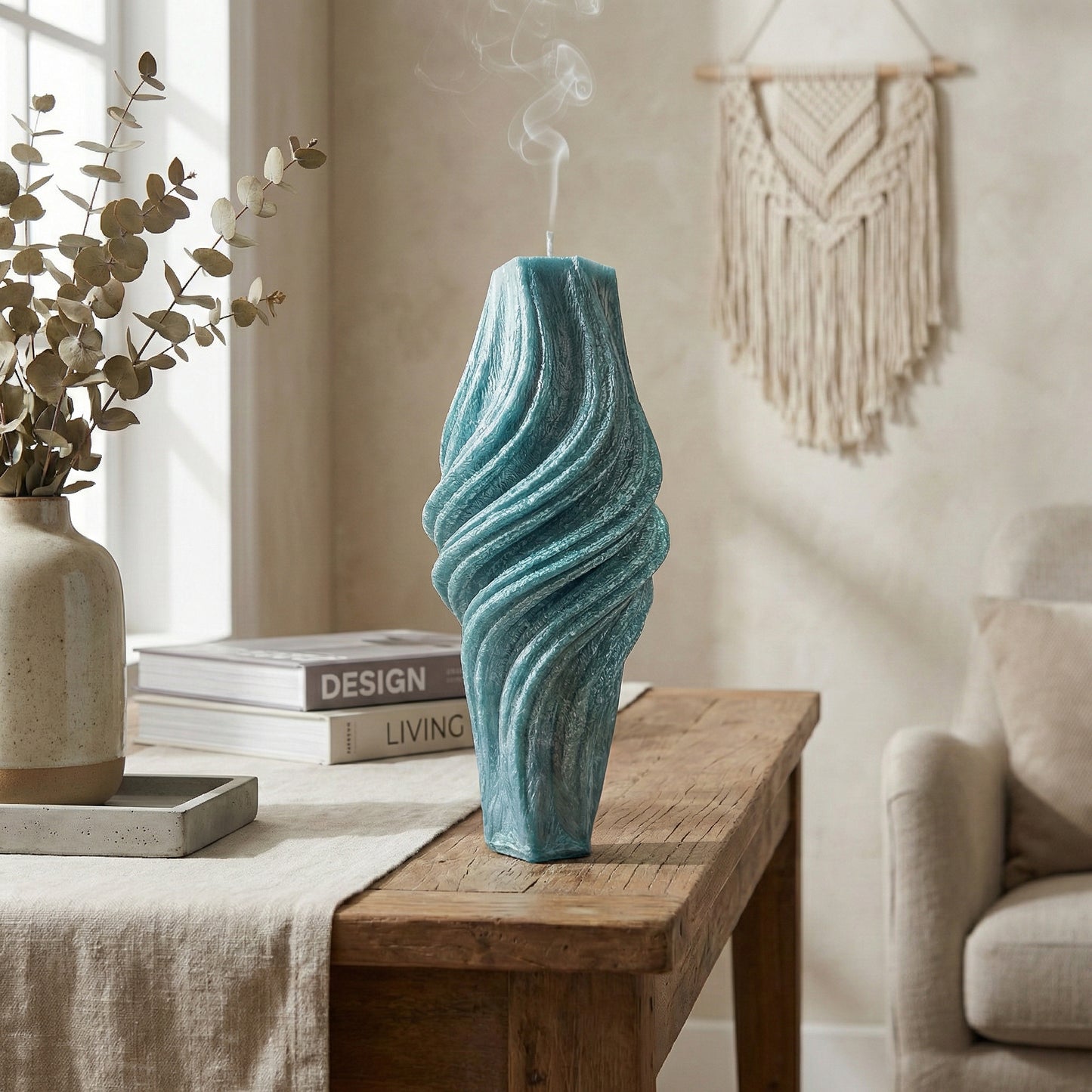 Vortex Candle, Emerald Forest, Leaves (Large)