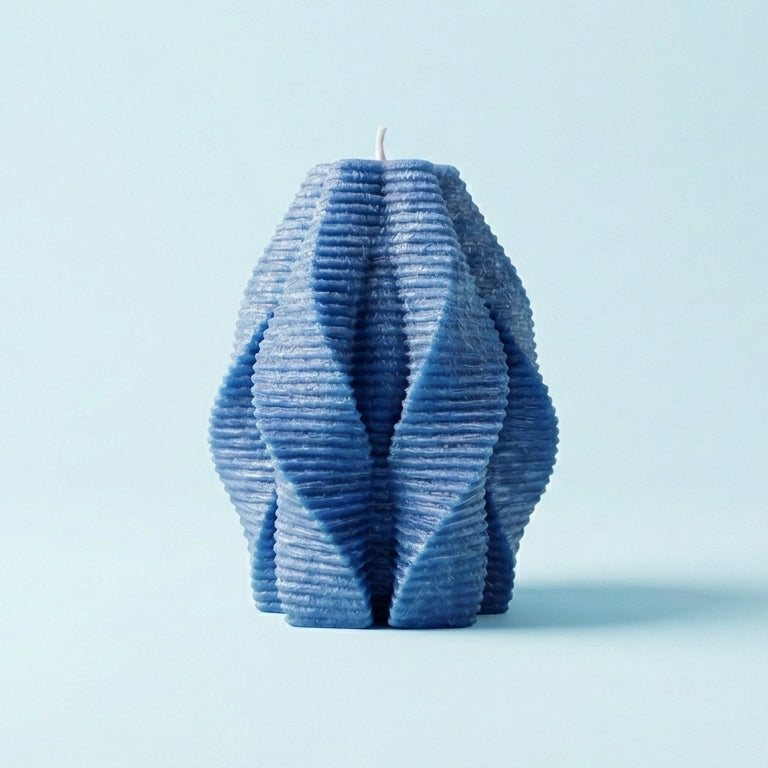 Blossom Sculptural Candle • Deep Ocean & Patchouli