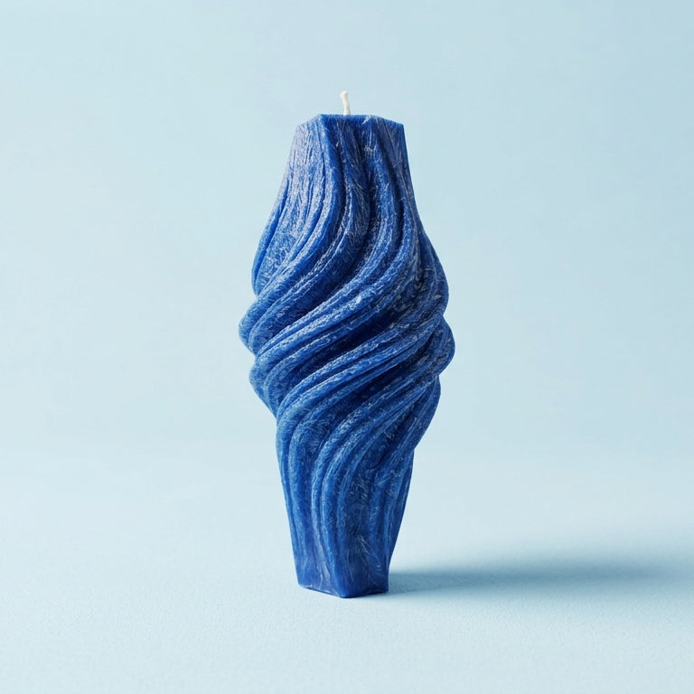 Vortex Sculptural Candle • Deep Ocean & Patchouli (Small)