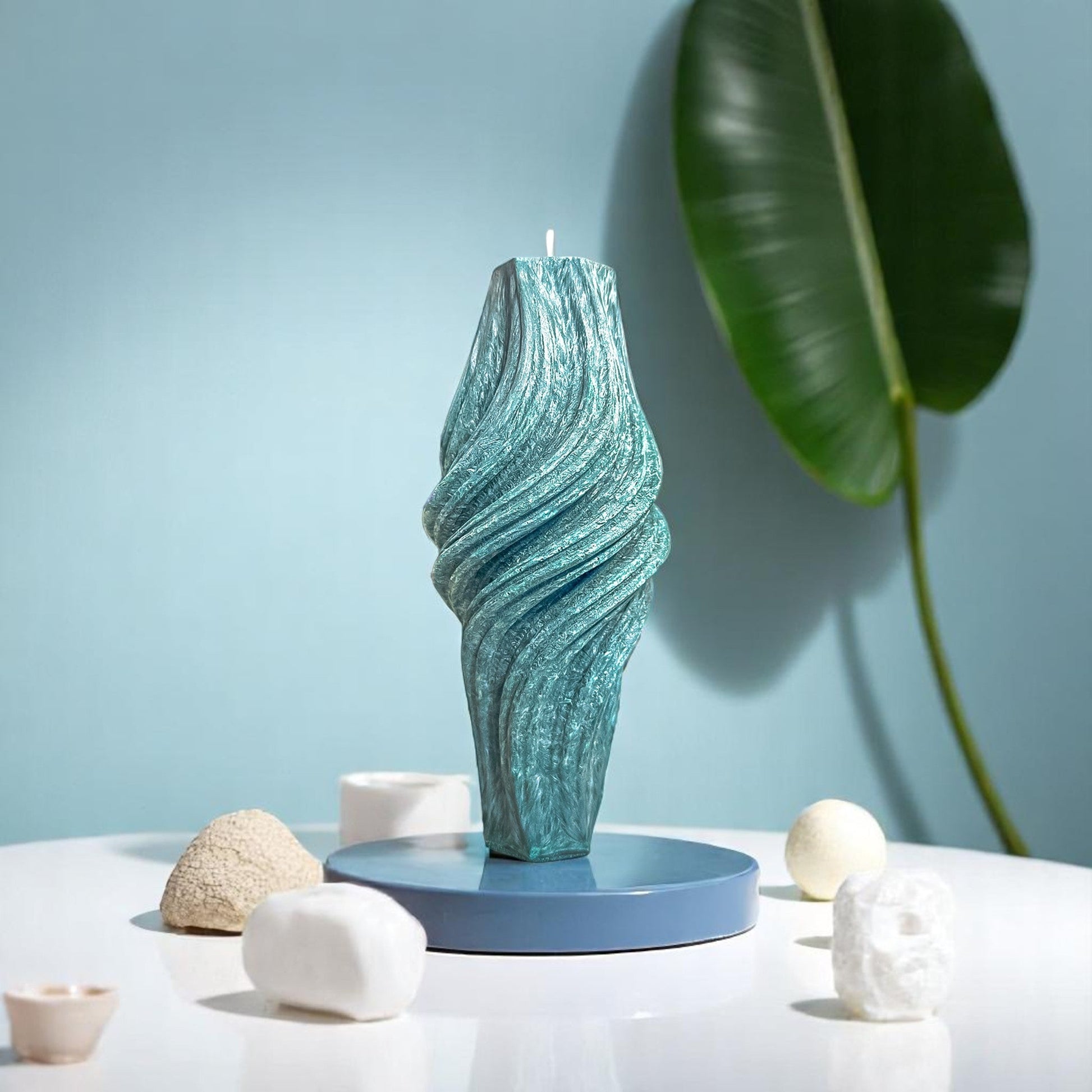 Vortex Candle, Emerald Forest, Leaves (Small)