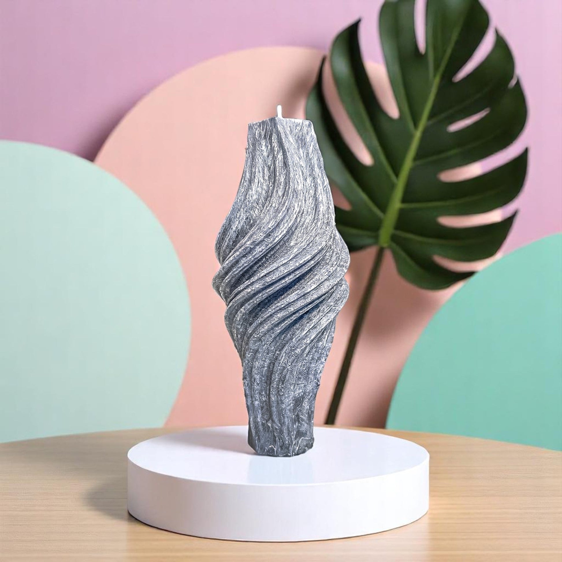 Vortex Candle, Wet Stone, Eucalyptus (Small)
