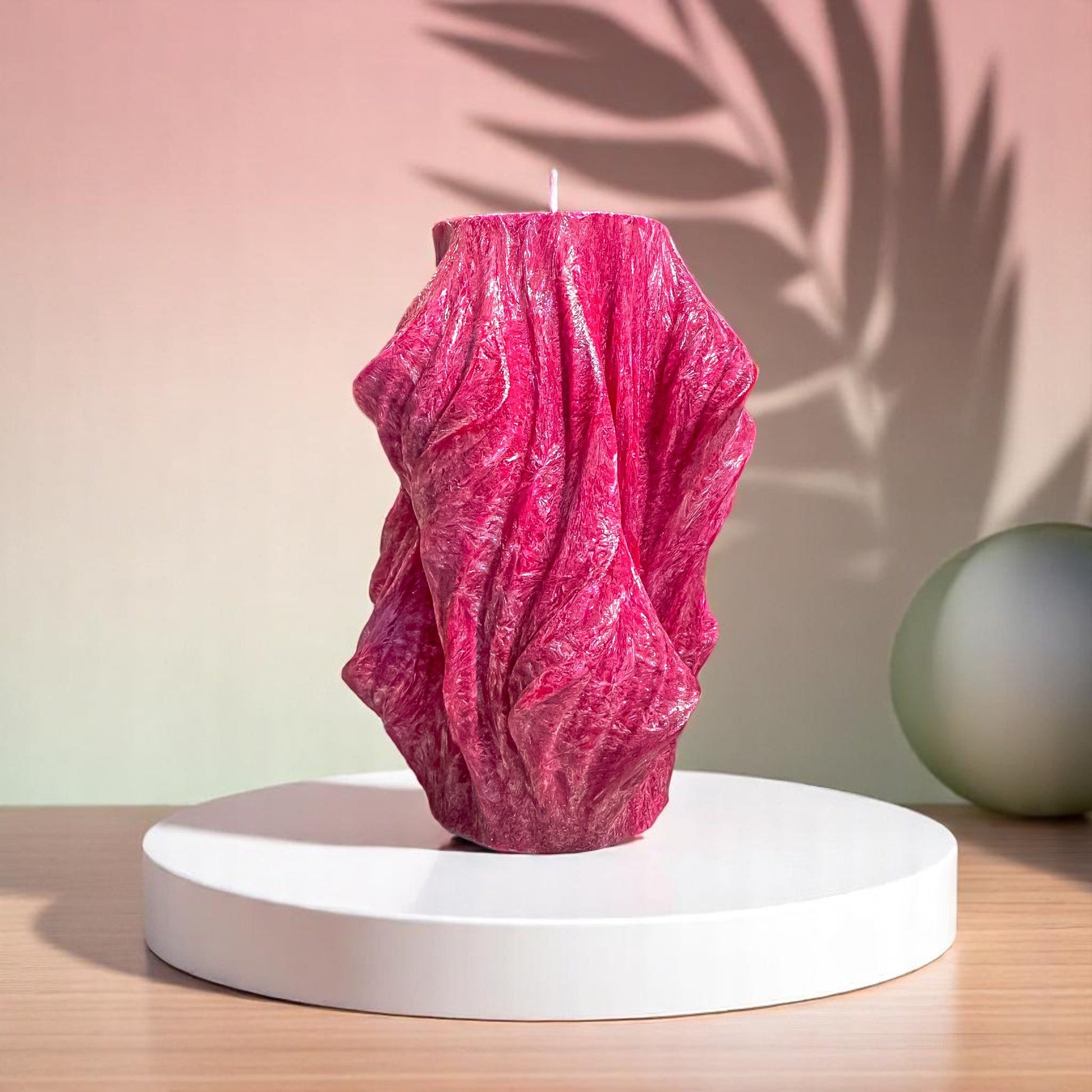 Veil Candle, Merlot Glow, Lavender (Large)