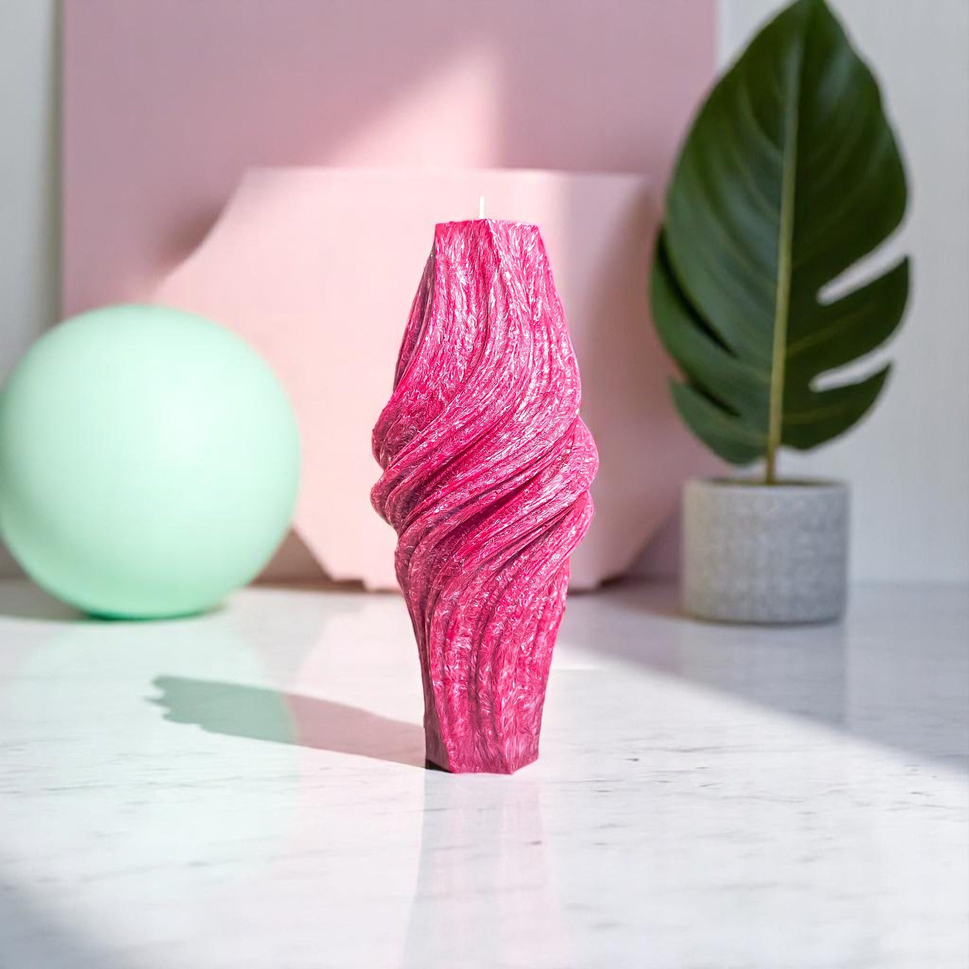 Vortex Candle, Merlot Glow, Lavender (Small)