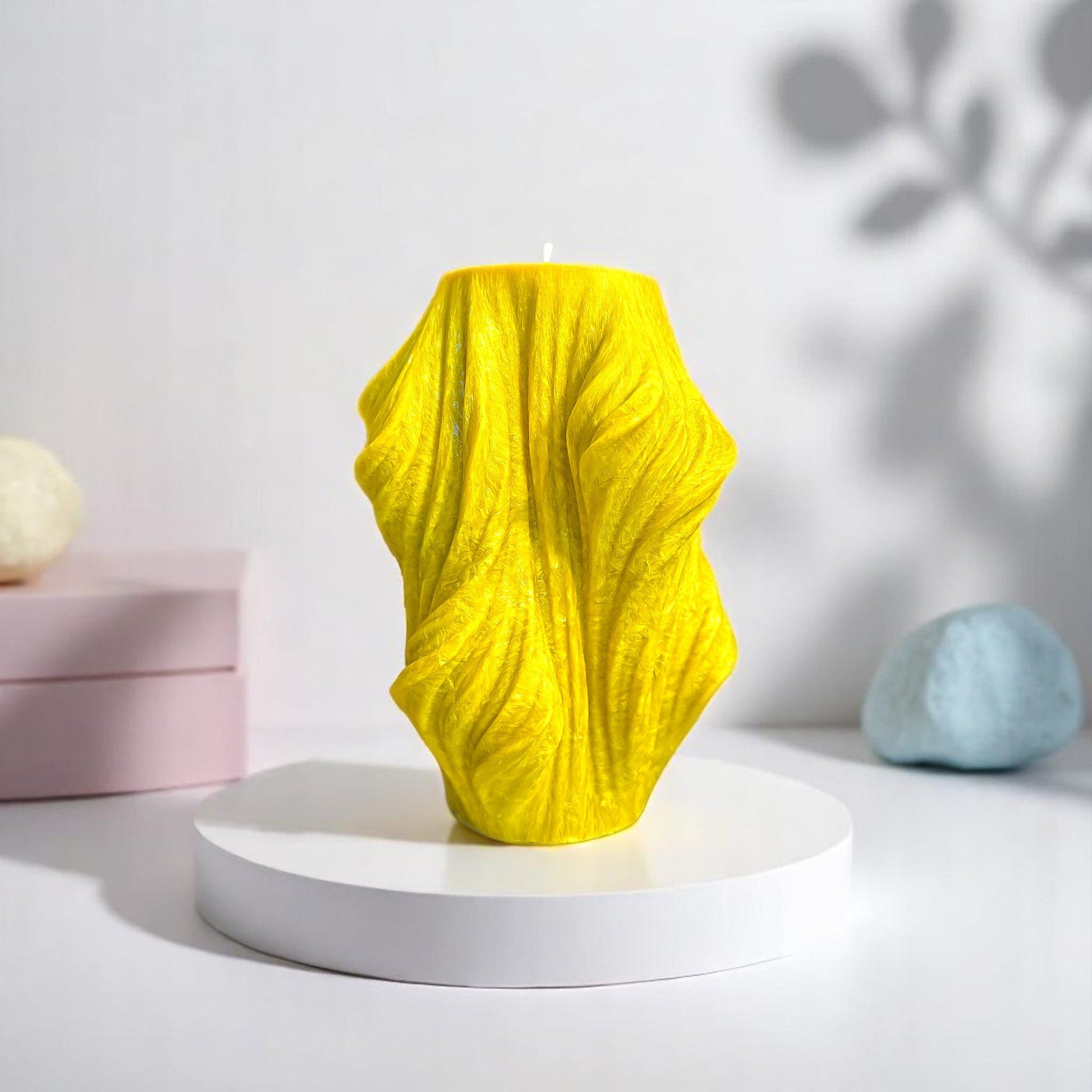 Veil Candle, Yellow Cherry, Brandy Cherry (Large)