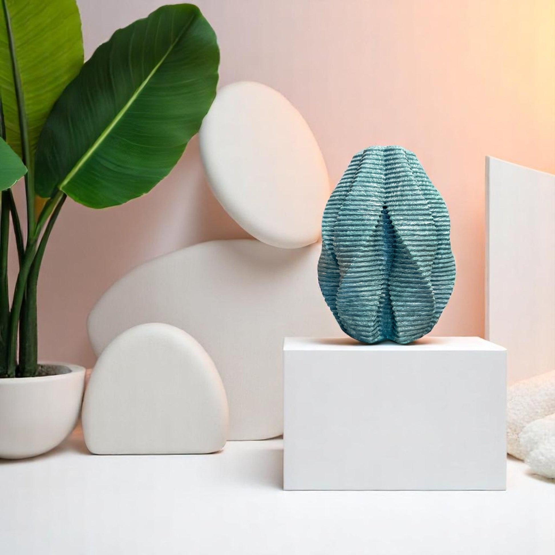 Blossom Candle, Emerald Forest, Leaves