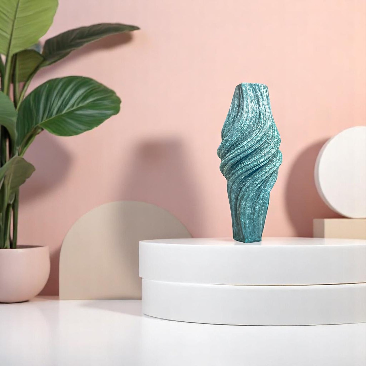 Vortex Candle, Emerald Forest, Leaves (Small)