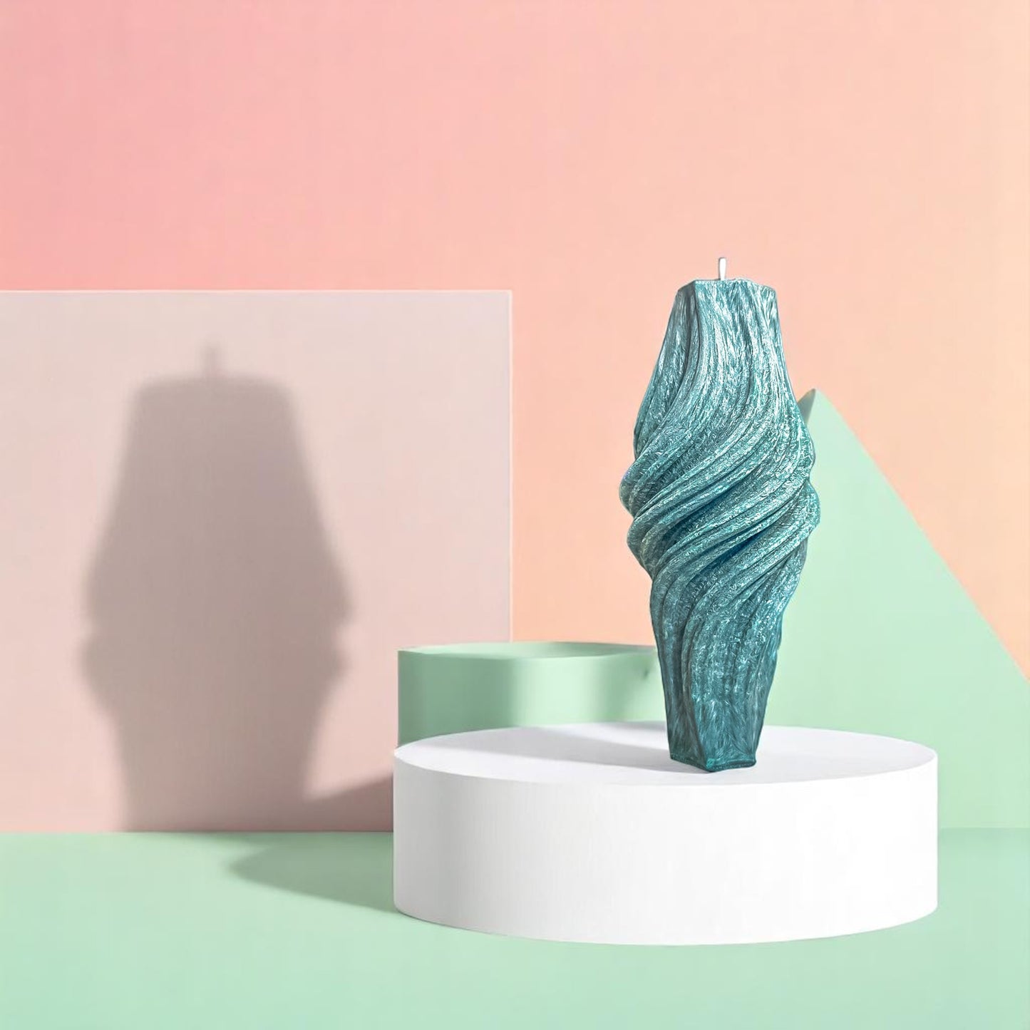 Vortex Candle, Emerald Forest, Leaves (Small)