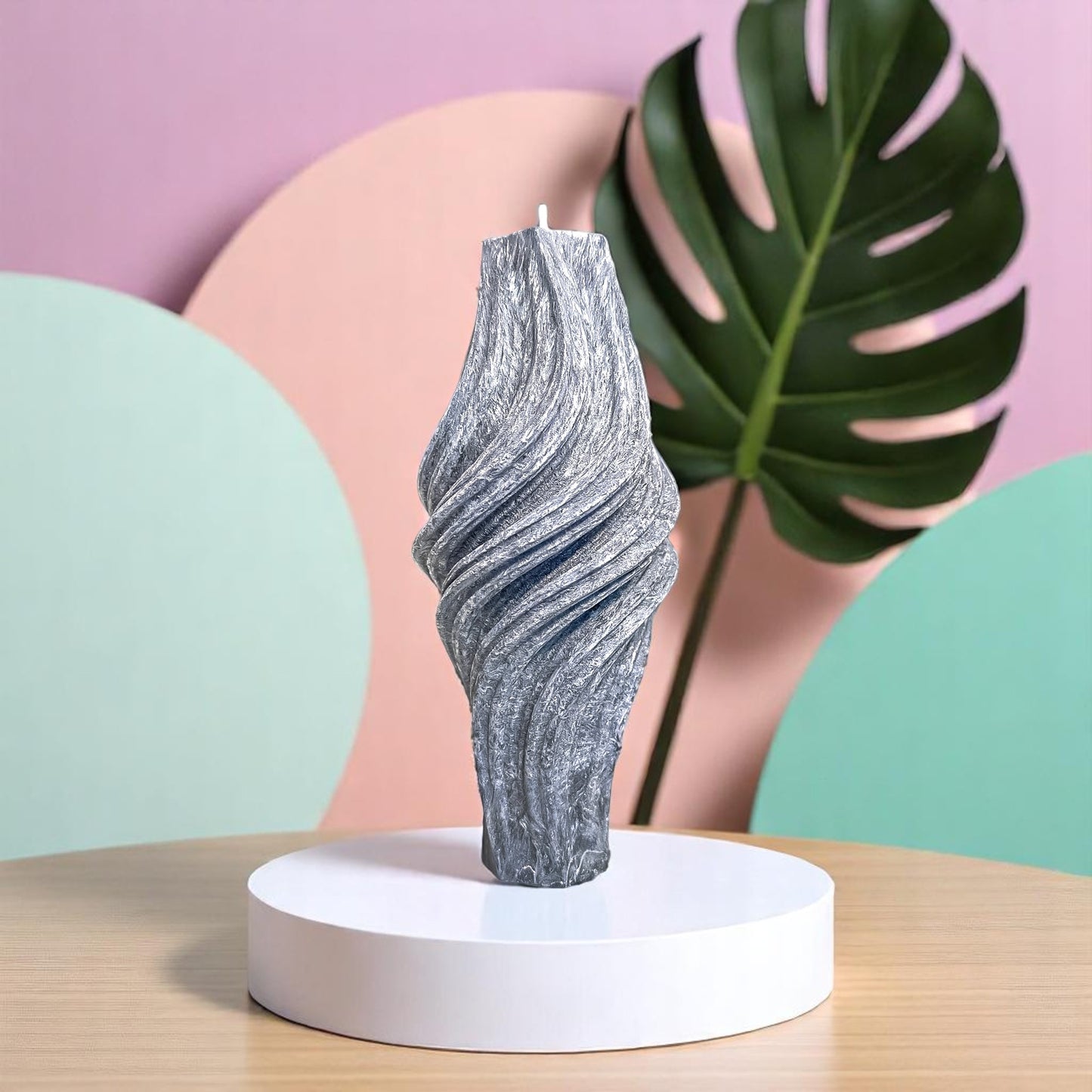 Vortex Candle, Wet Stone, Eucalyptus (Small)