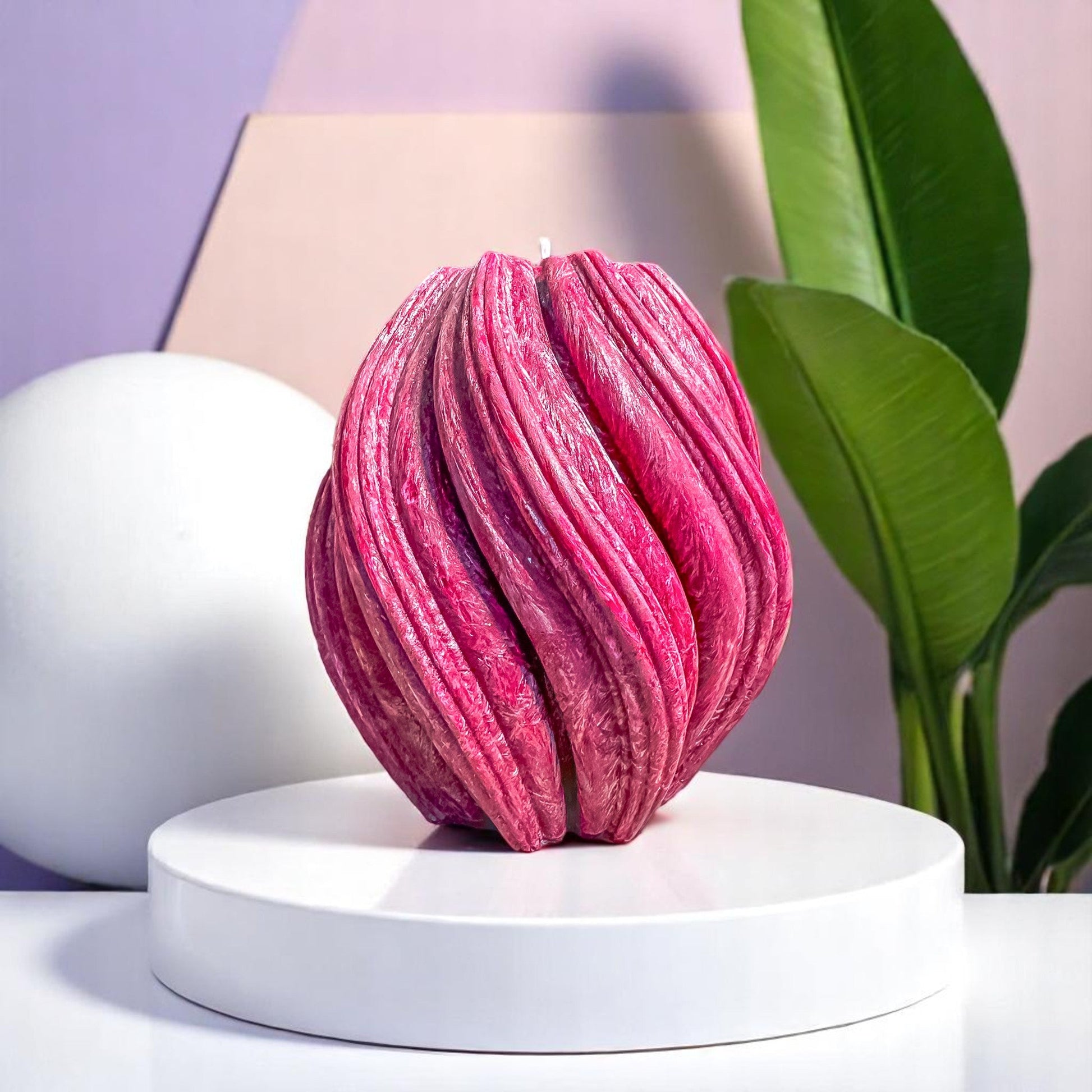 Fusion Candle, Merlot Glow, Lavender (Small)