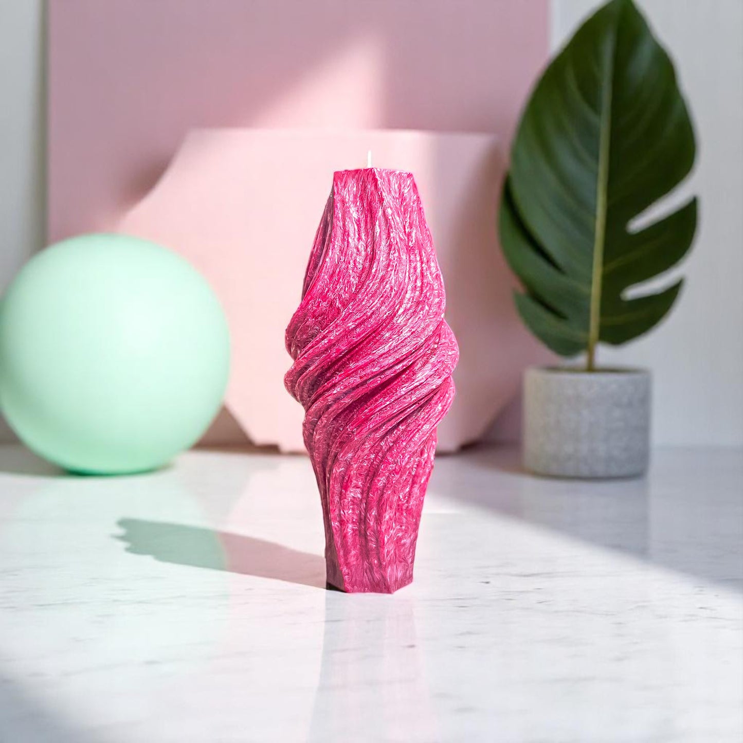 Vortex Candle, Merlot Glow, Lavender (Small)
