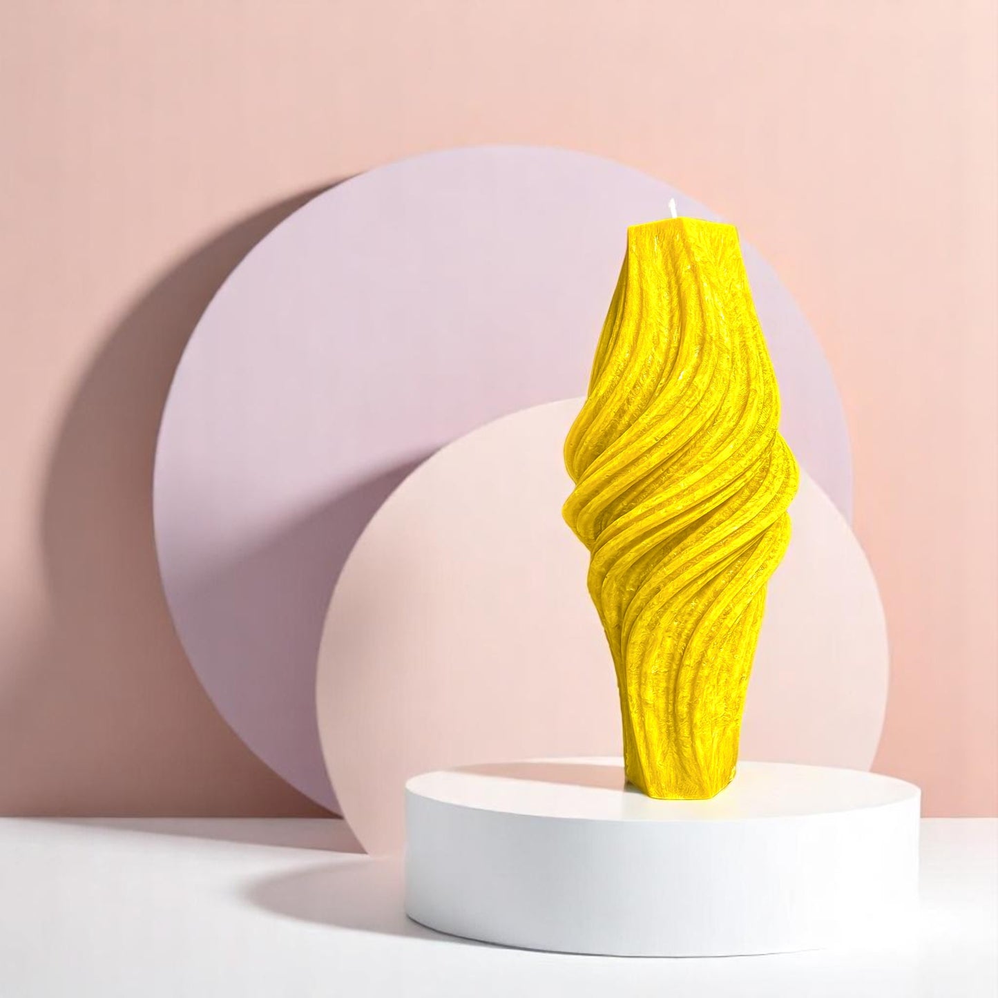 Vortex Candle, Yellow Cherry, Brandy Cherry (Large)
