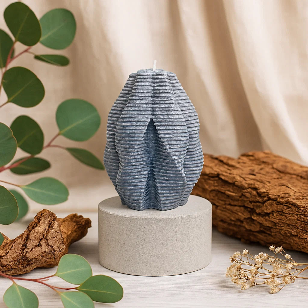 Blossom Candle, Wet Stone, Eucalyptus