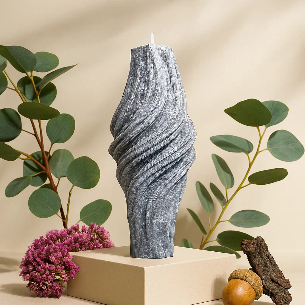 Vortex Candle, Wet Stone, Eucalyptus (Small)