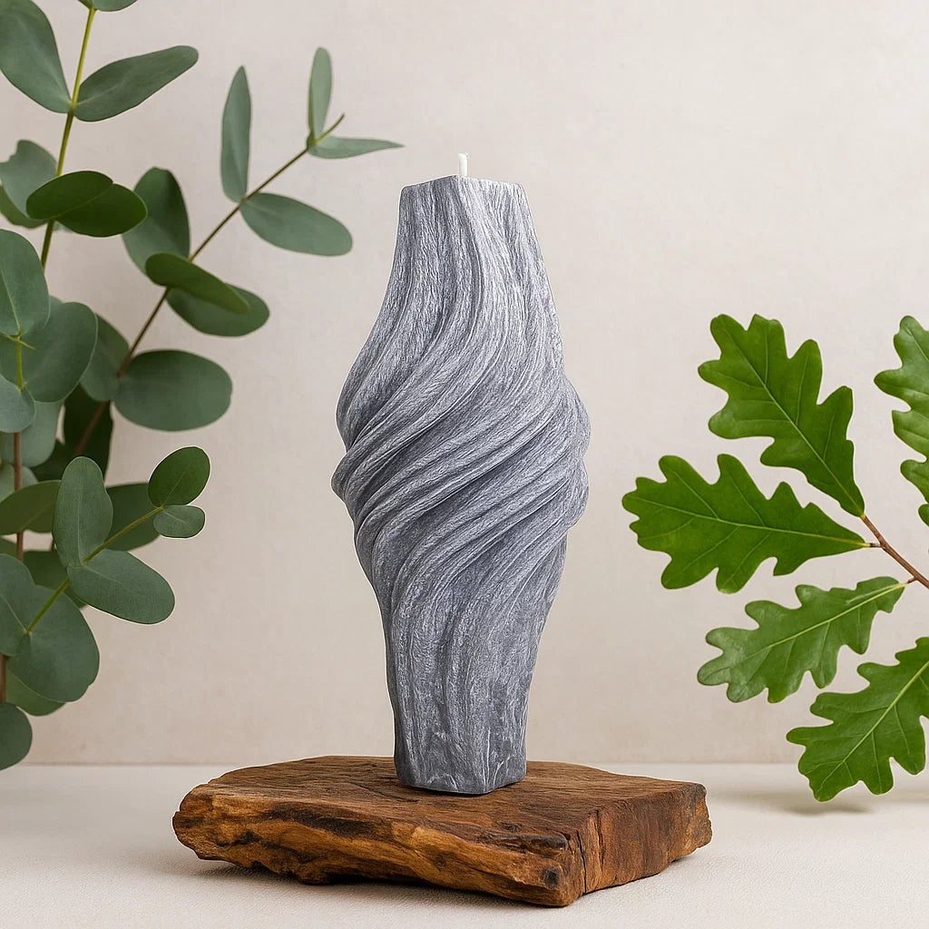 Vortex Candle, Wet Stone, Eucalyptus (Small)