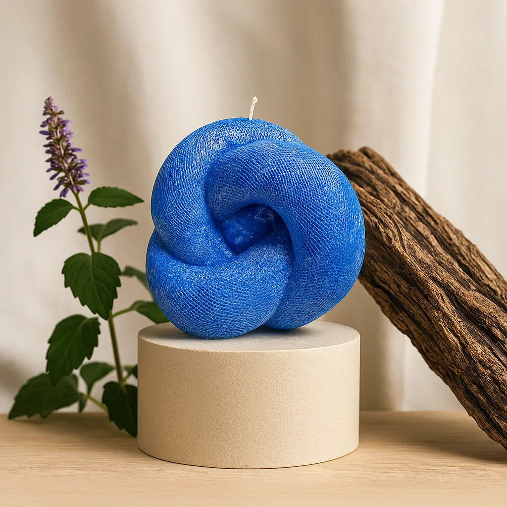 Knot Candle, Deep Ocean, Patchouli