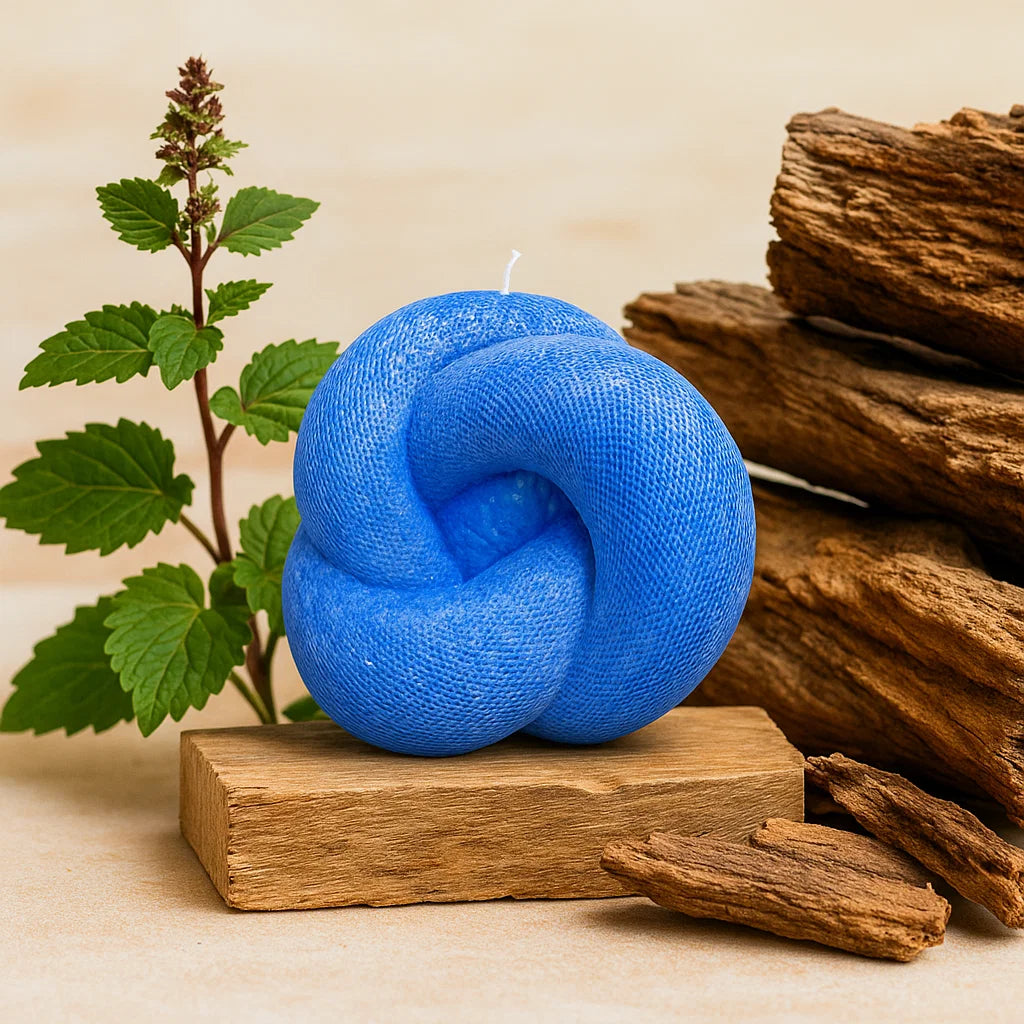 Knot Candle, Deep Ocean, Patchouli