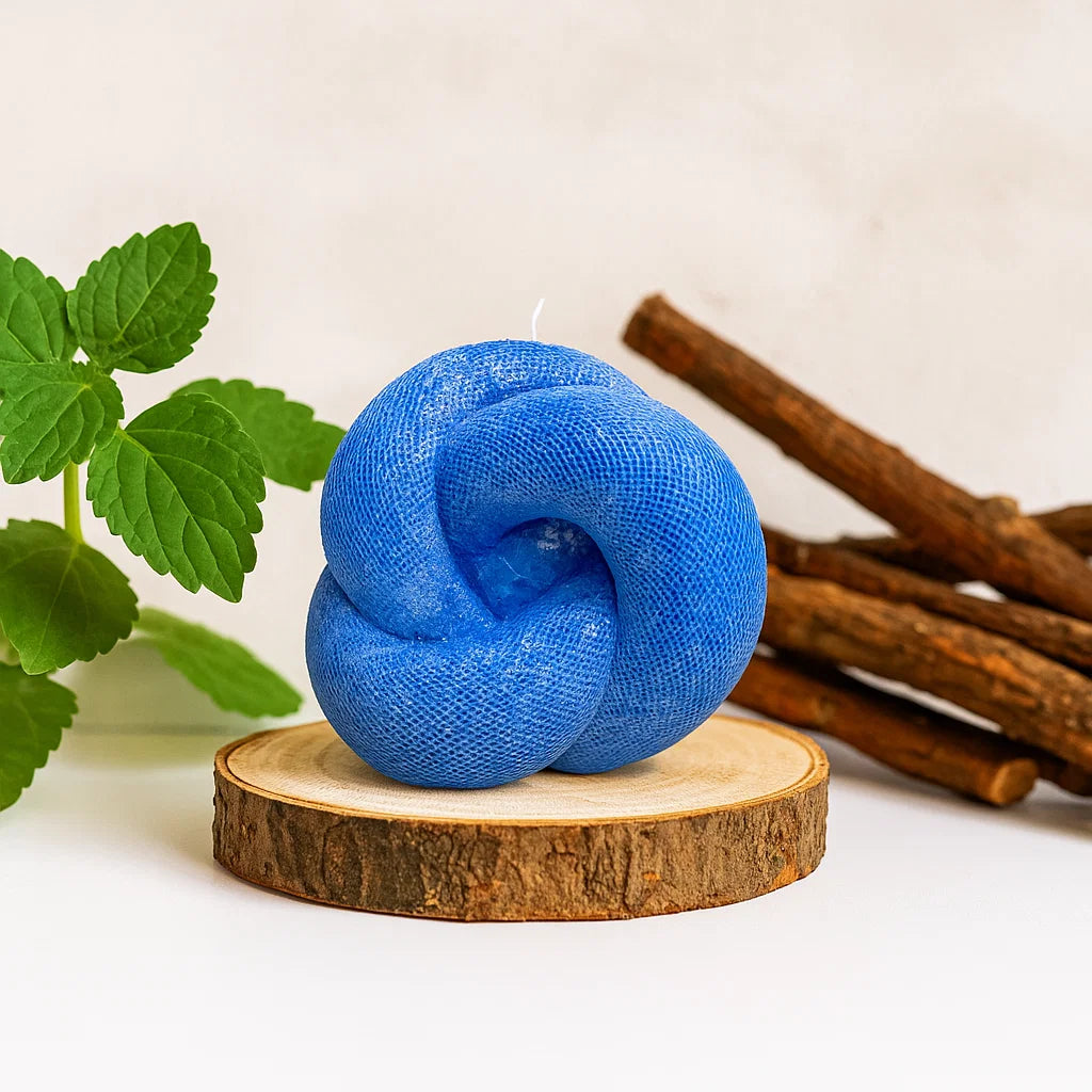 Knot Candle, Deep Ocean, Patchouli