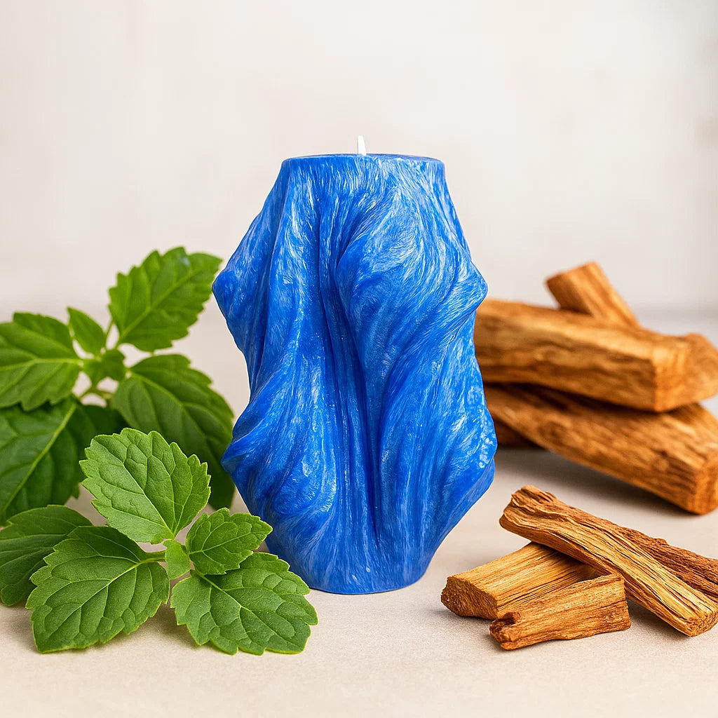 Veil Candle, Deep Ocean, Patchouli (Small)