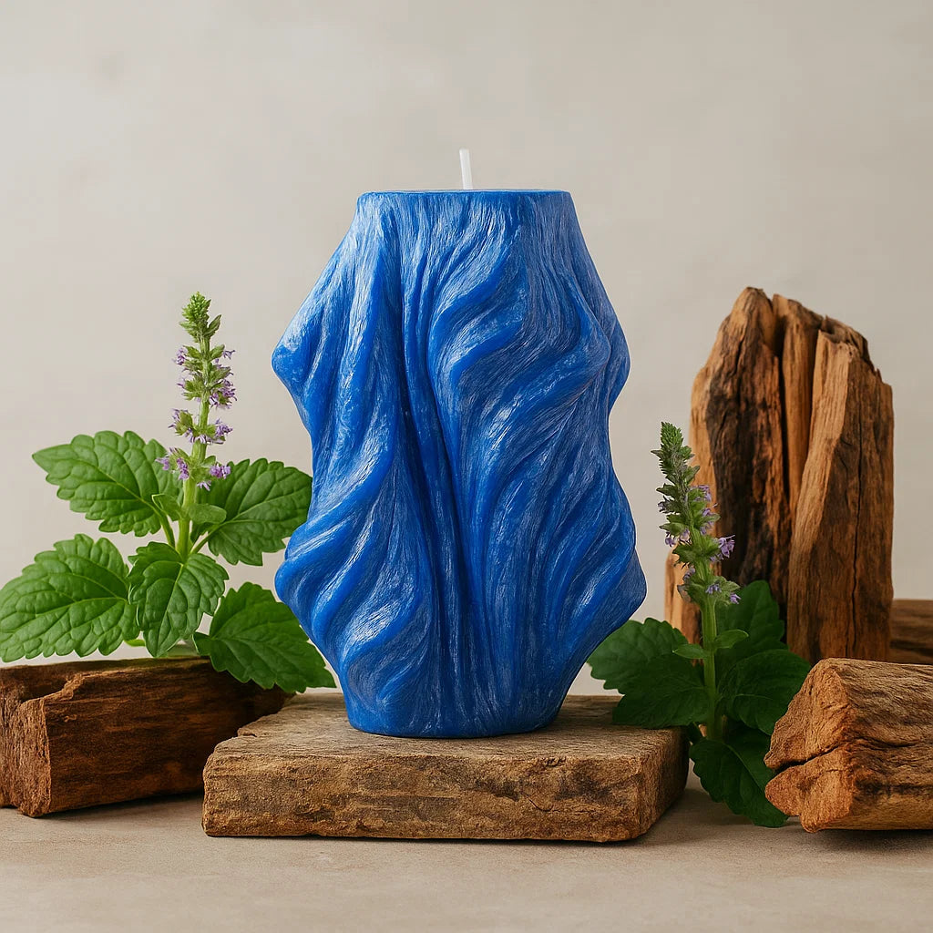 Veil Candle, Deep Ocean, Patchouli (Large)