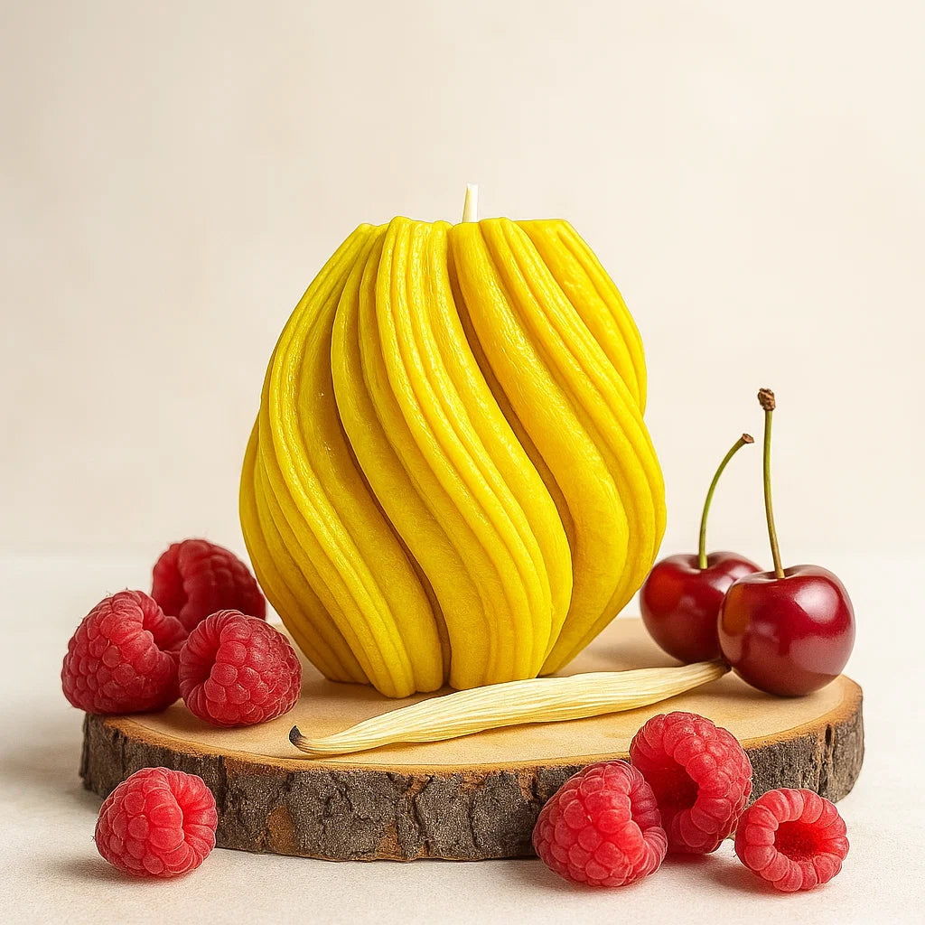 Fusion Candle, Yellow Cherry, Brandy Cherry (Small)