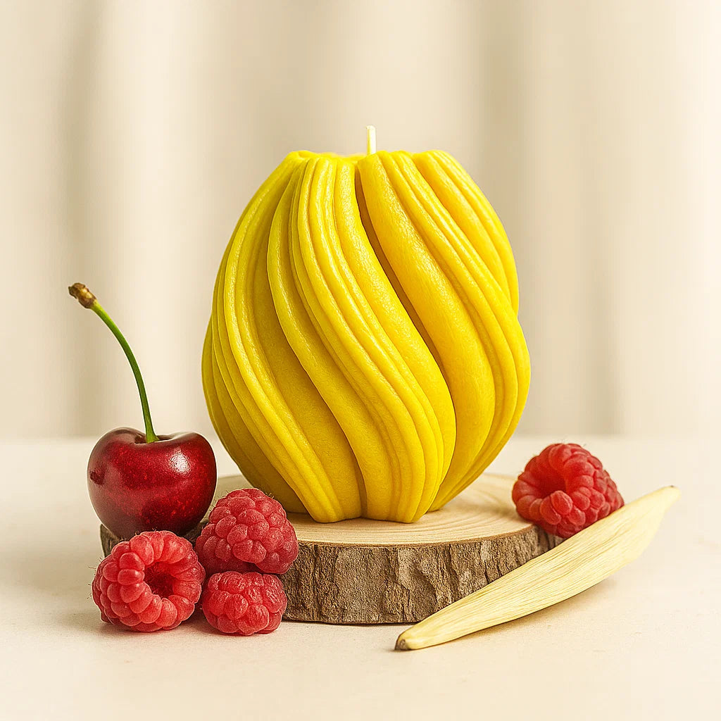 Fusion Candle, Yellow Cherry, Brandy Cherry (Small)