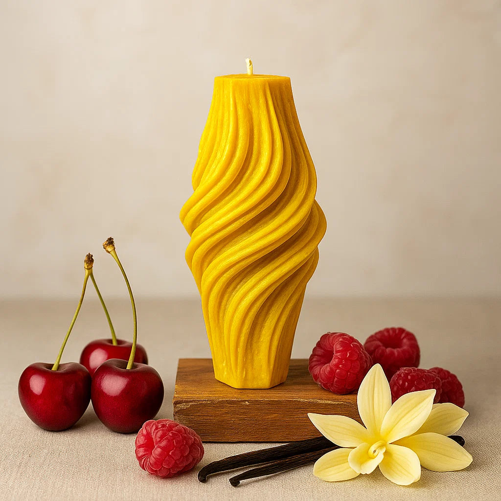Vortex Candle, Yellow Cherry, Brandy Cherry (Small)