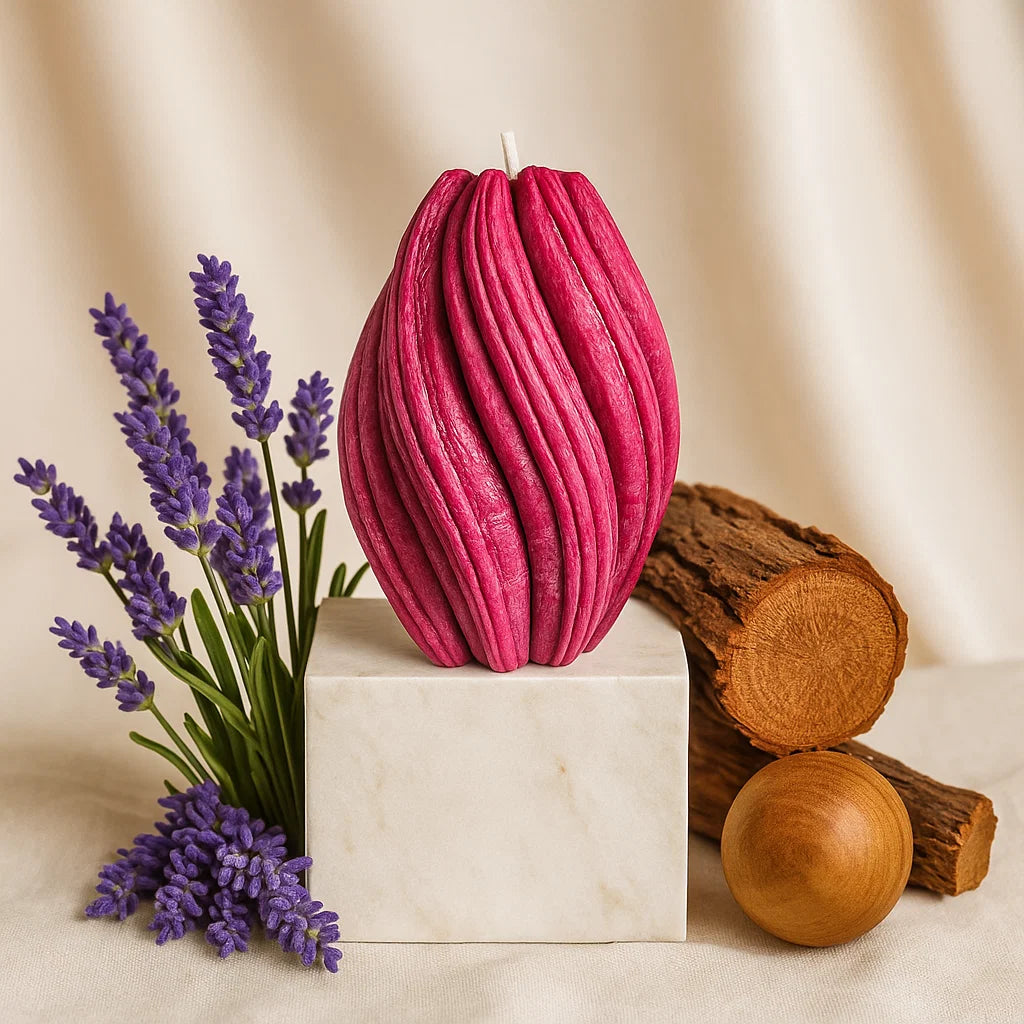 Fusion Candle, Merlot Glow, Lavender (Large)