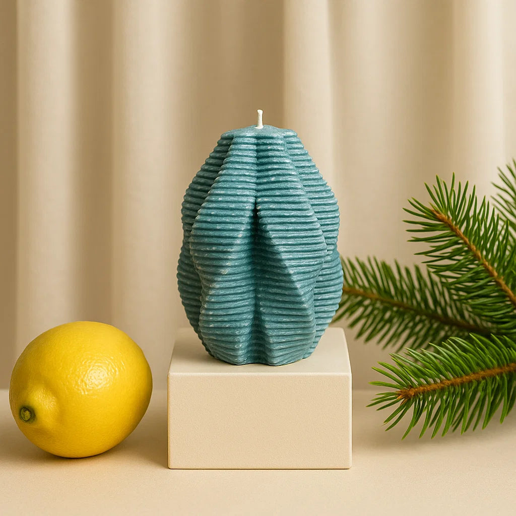 Blossom Candle, Emerald Forest, Leaves