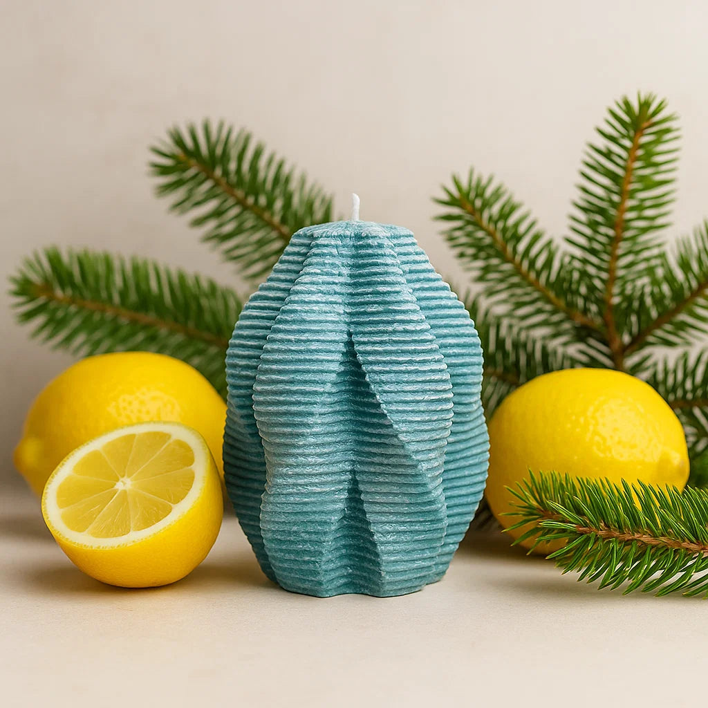 Blossom Candle, Emerald Forest, Leaves