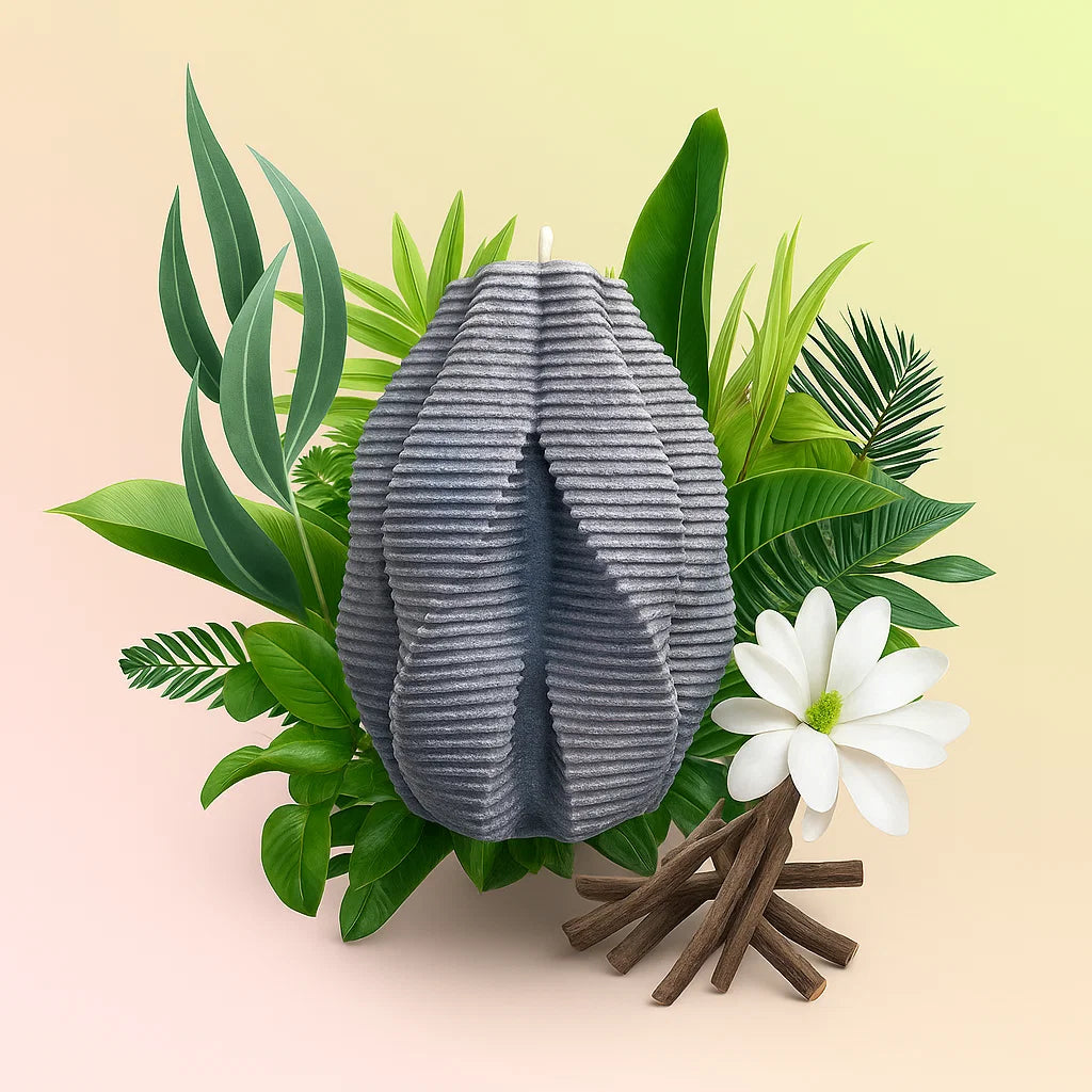 Blossom Candle, Wet Stone, Eucalyptus