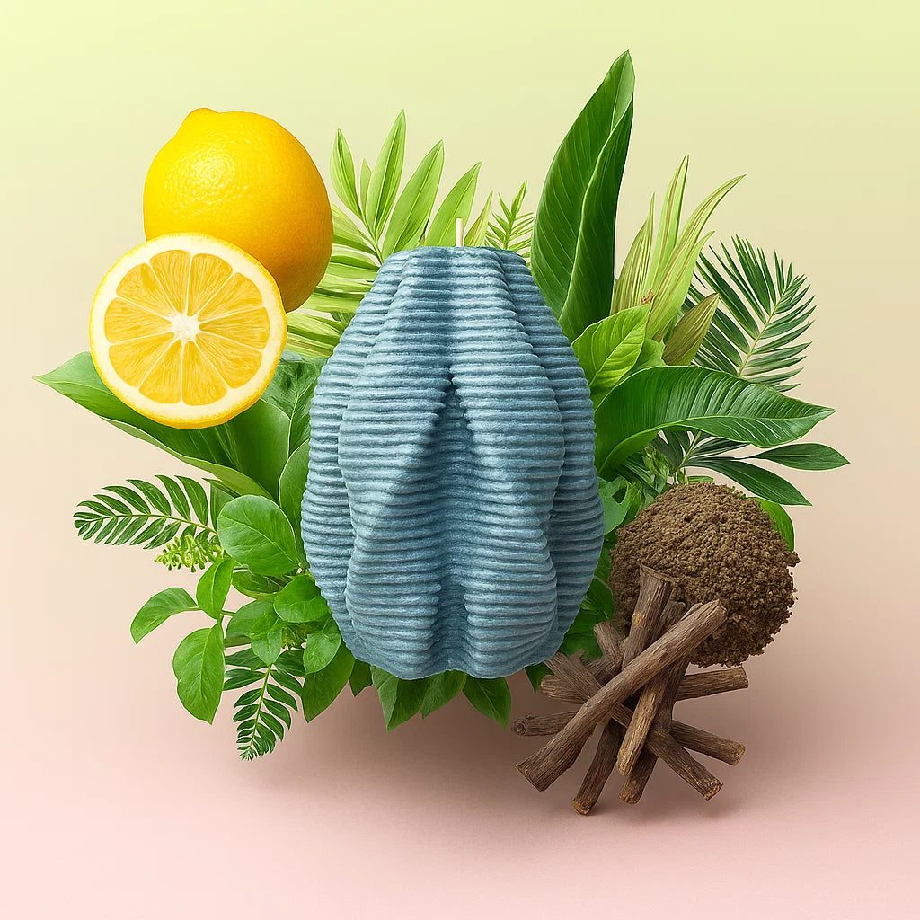 Blossom Candle, Emerald Forest, Leaves