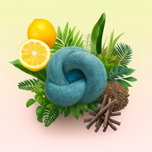 Knot Candle, Emerald Forest, Leaves