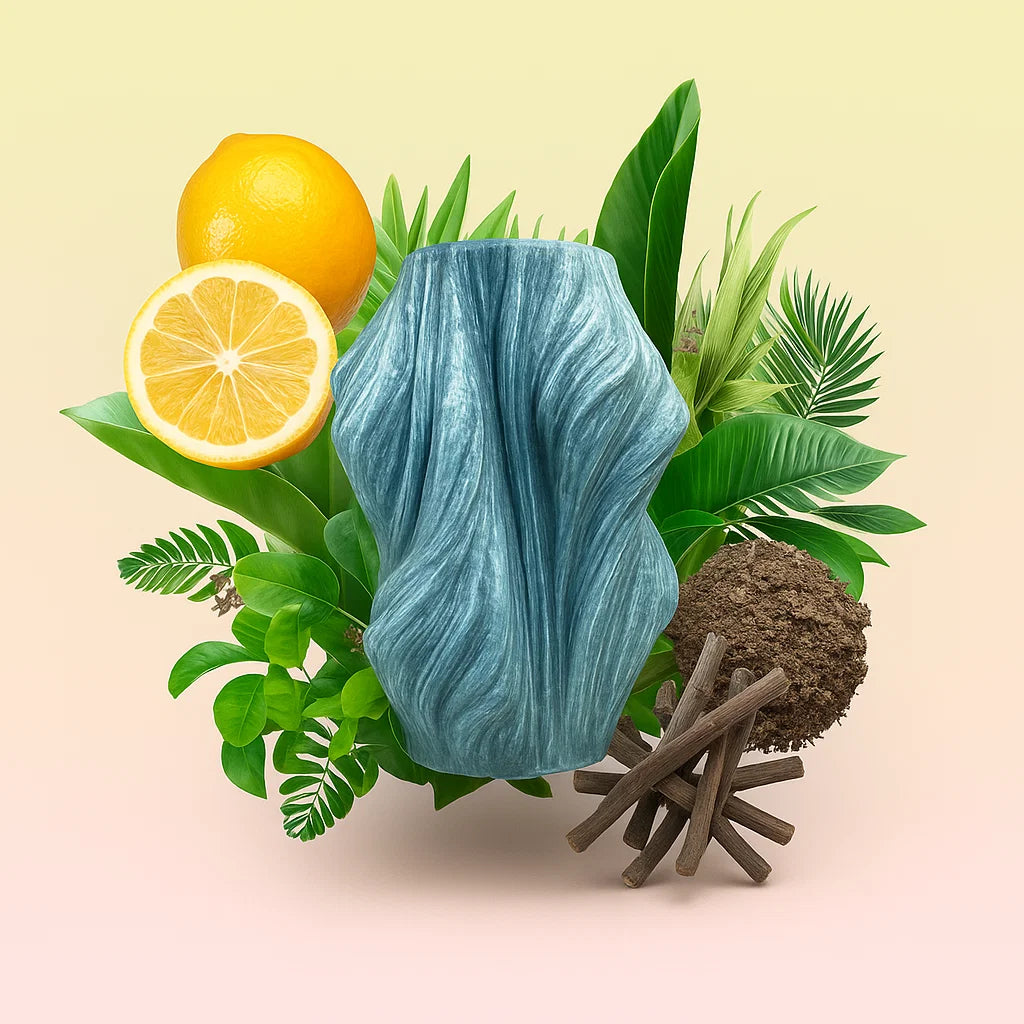 Veil Candle, Emerald Forest, Leaves (Large)