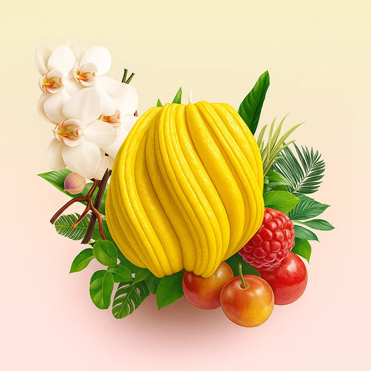 Fusion Candle, Yellow Cherry, Brandy Cherry (Small)