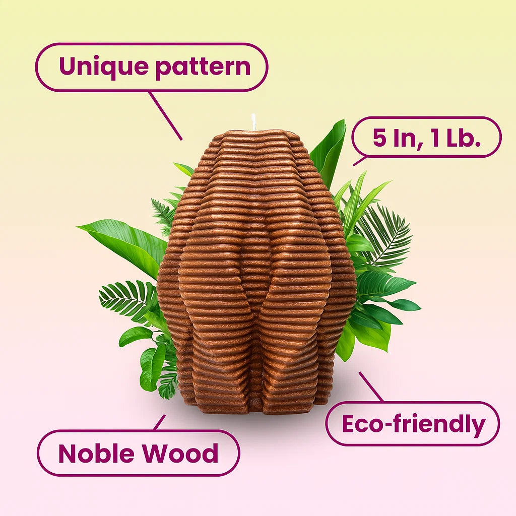 Blossom Candle, Noble Wood, Cedarwood