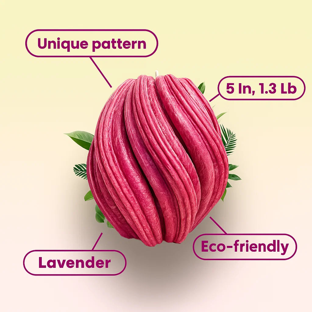 Fusion Candle, Merlot Glow, Lavender (Small)