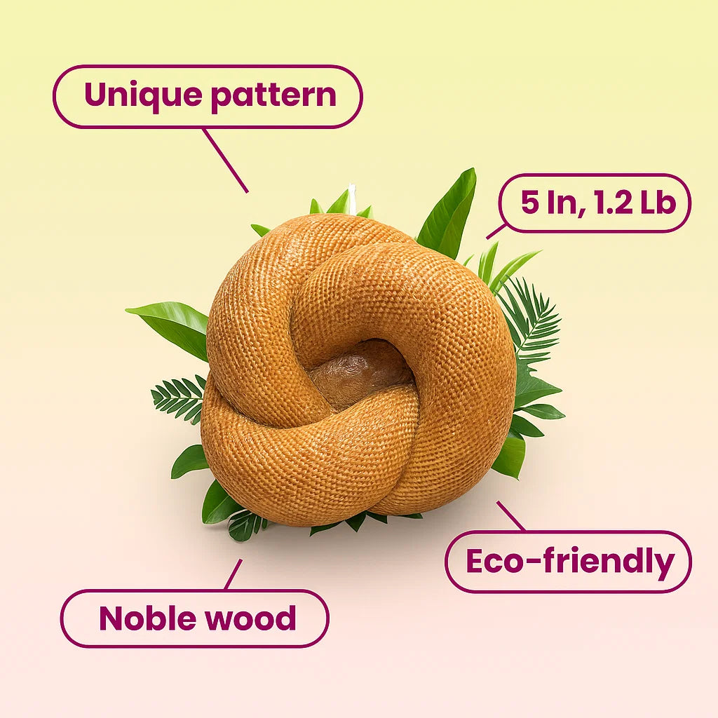 Knot Candle, Noble Wood, Cedarwood