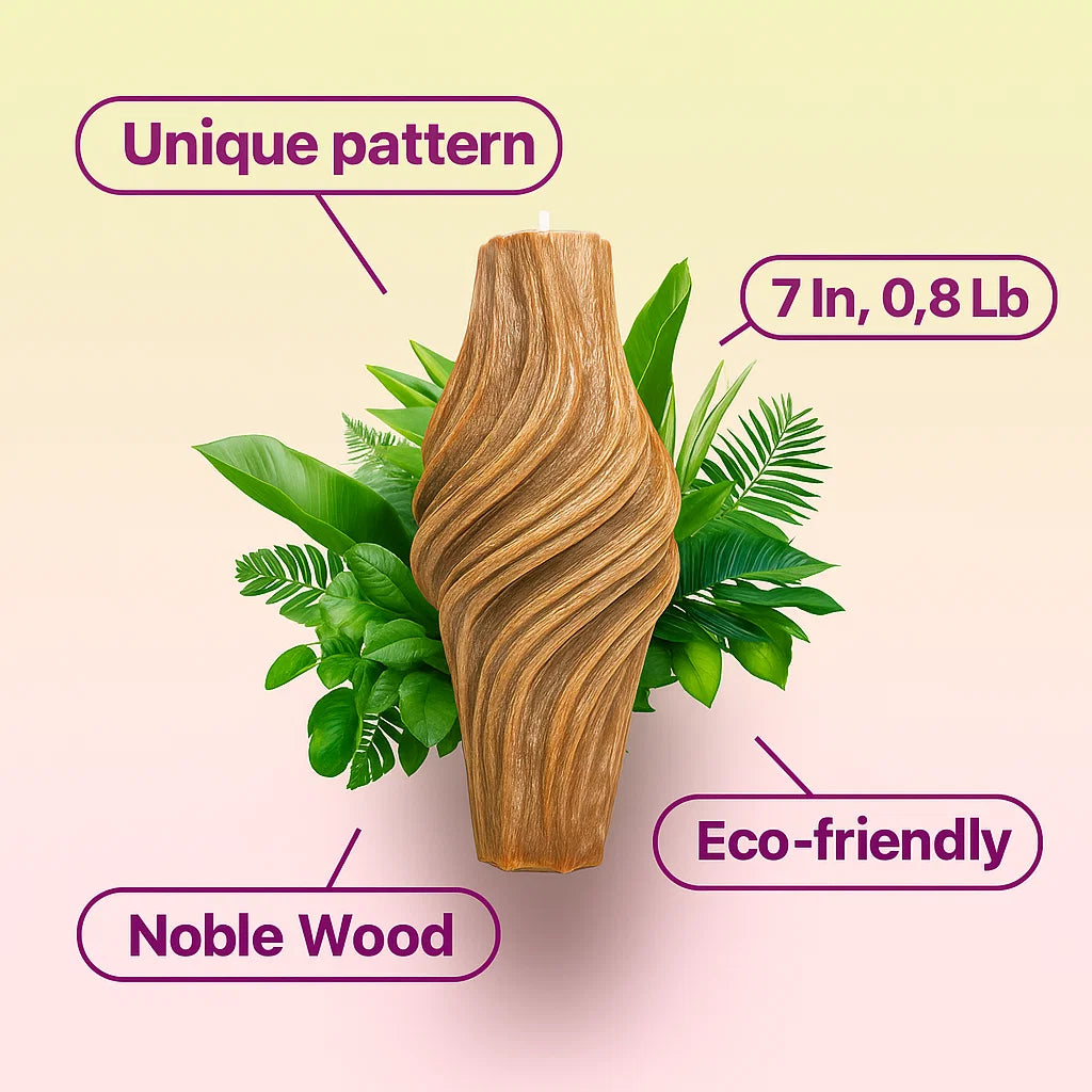Vortex Candle, Noble Wood, Cedarwood (Large)