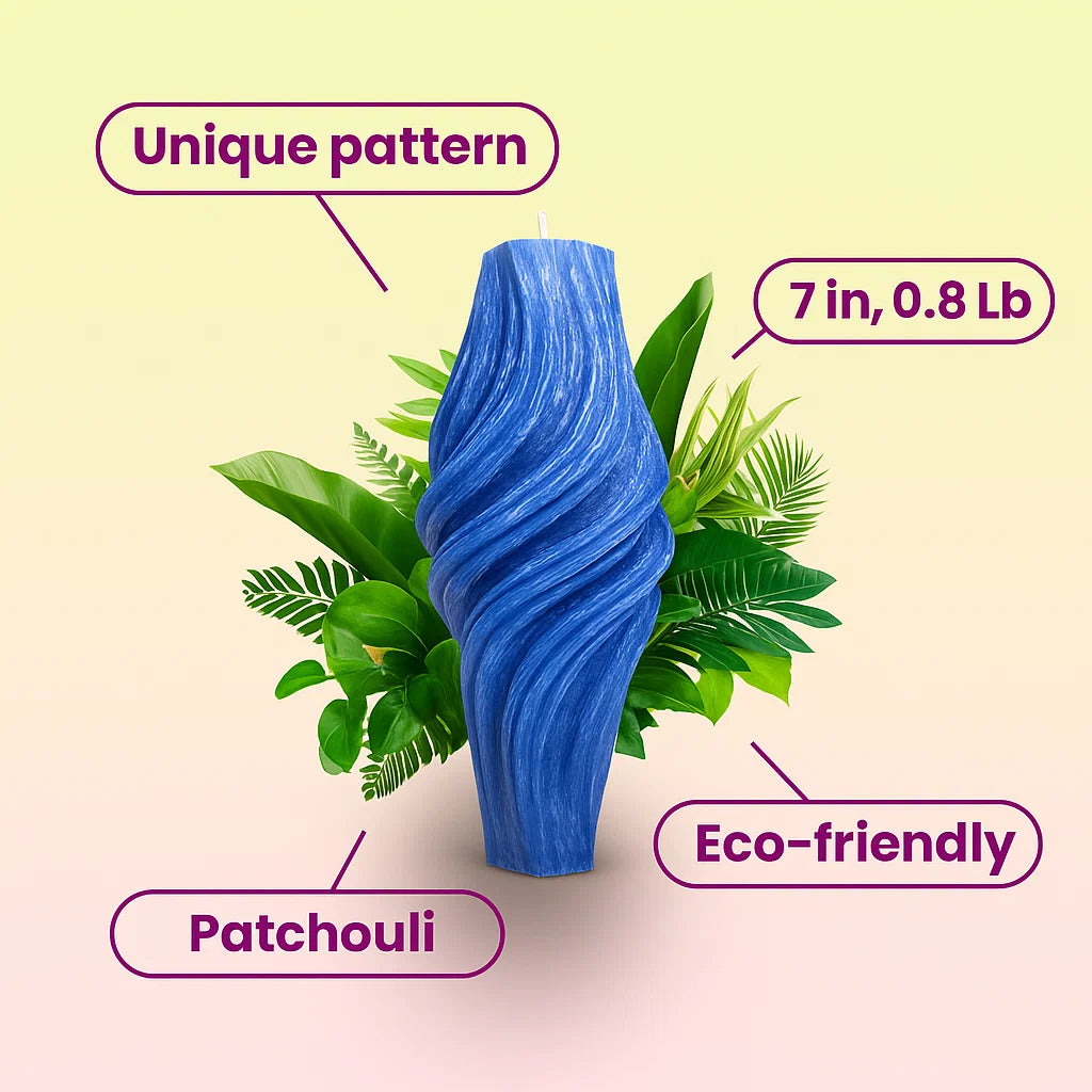 Vortex Candle, Deep Ocean, Patchouli (Large)