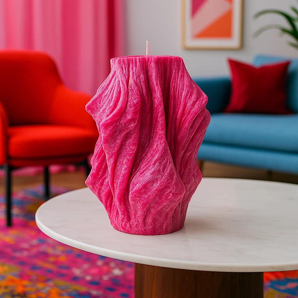 Veil Candle, Merlot Glow, Lavender (Large)